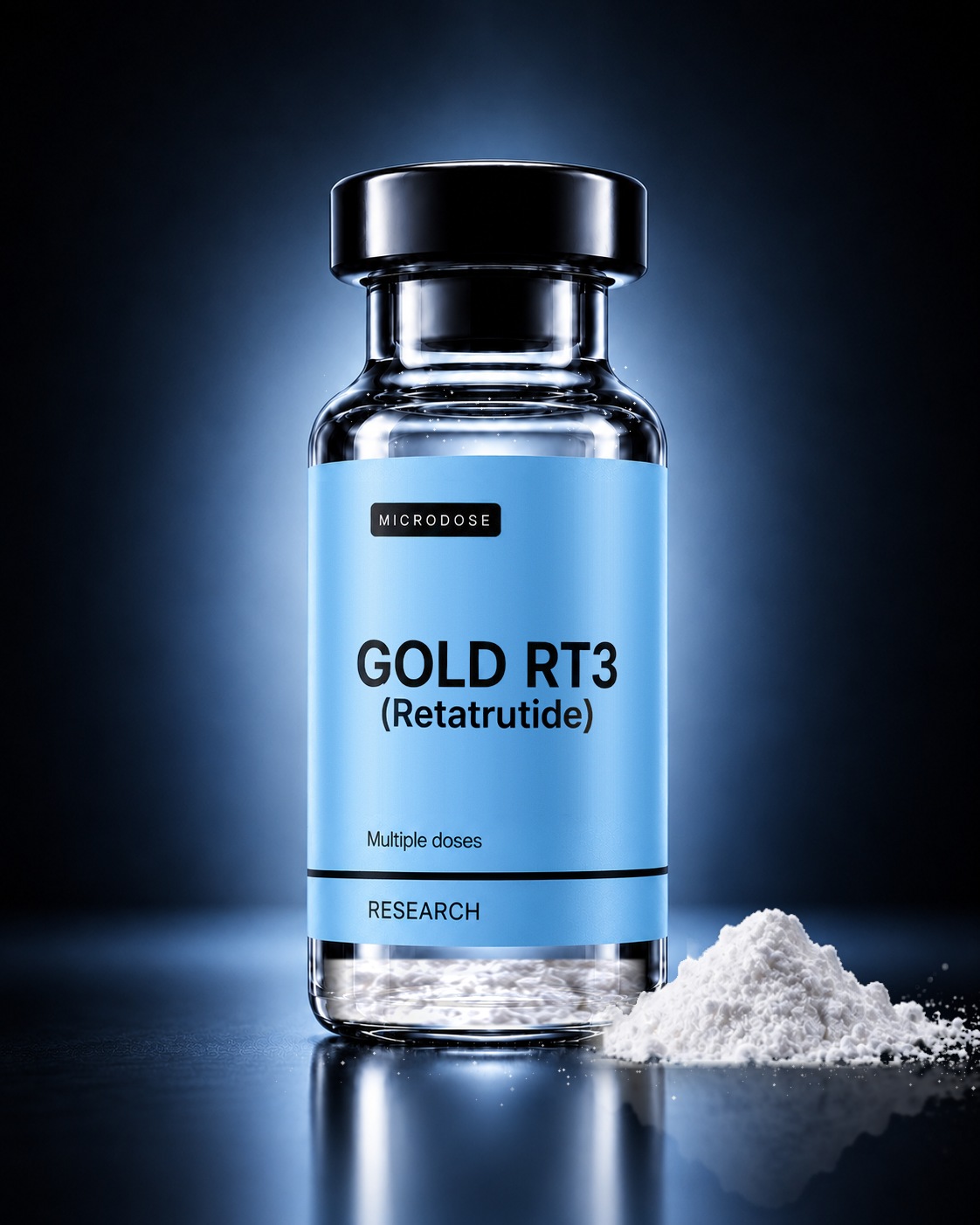 GOLD RT3 (Retatrutide) vial